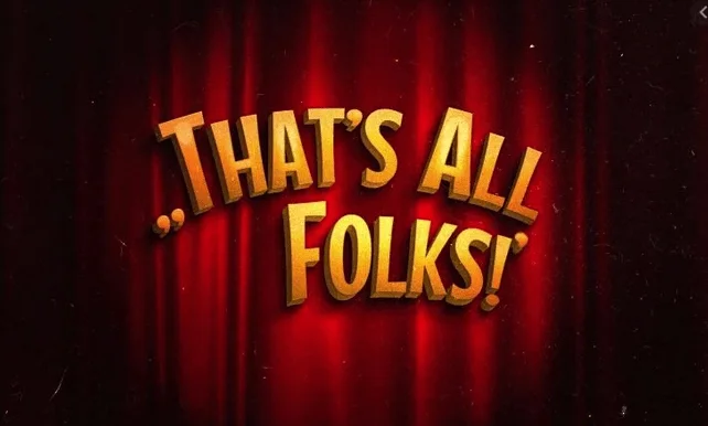 Final screen: ‘That’s All, Folks!’ after password change.