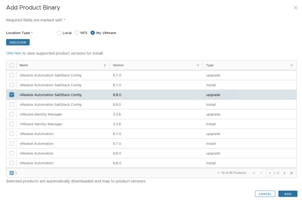 Upgrading vRealize Automation SaltStack Config to 8.8.0.