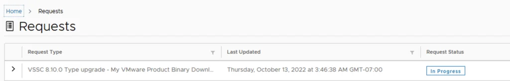 Upgrading SSC to 8.10 in progress. Click for details.