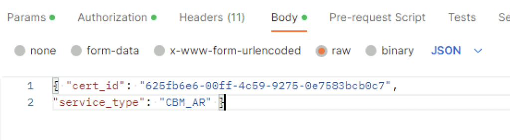 UI shows form data for replacing AR Corfu certificate in NSX, including cert ID and service type.