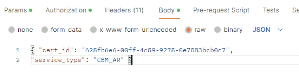 UI shows form data for replacing AR Corfu certificate in NSX, including cert ID and service type.