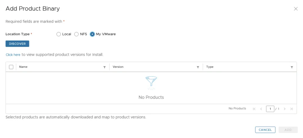 Adding product binary for VMware Aria Automation Config upgrade.